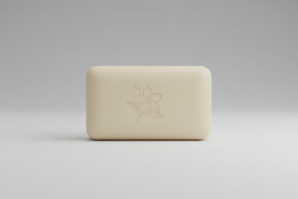 jasmine bloom soap bar solid color